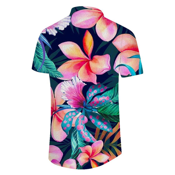 
Mens Hawaiian Shirt Fashion Pattern Button Casual Beach Vacation Party Shirt Tropical Flowers
                