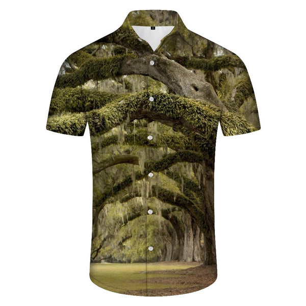 
Fun Summer Leisure Outdoor Fishing Men's Casual Short Sleeve Button Shirt Summer Tops Short Sleeve Shirt Button Lapel
                