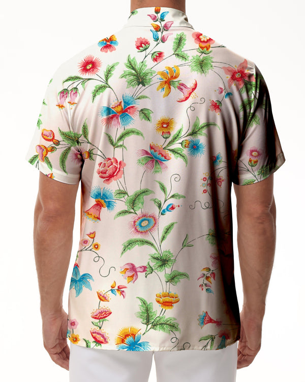 
Fashion Men's Hawaiian Shirt Fun Floral Print Casual Loose Summer Shirt Short Sleeve Button Beach Resort Wear
                