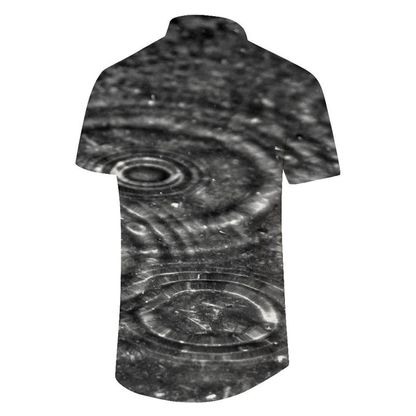 
Raindrop Hawaiian Shirt Summer Beach Tropical Style Short Sleeve Beach Summer Shirt Outdoor Short Sleeve Men's Button Shirt
                