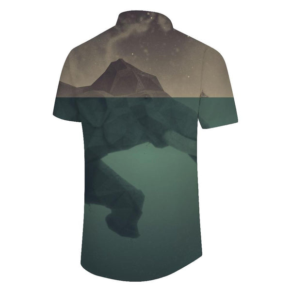 
Tropical cartoon abstract print pattern men's casual fashion street wear short sleeve lapel comfortable fashion retro short sleeve shirt breathable
                