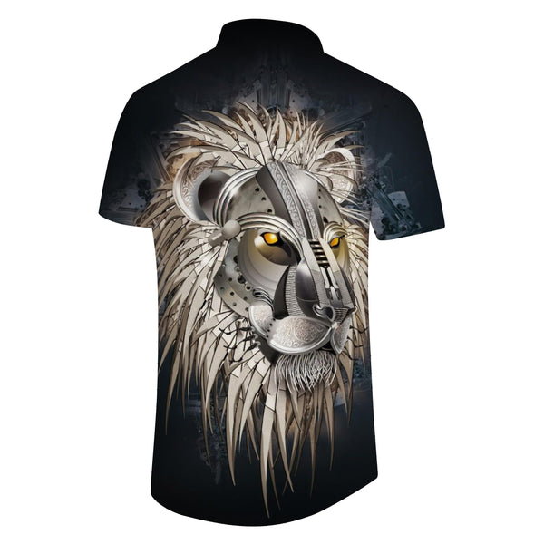 
Novelty fun robot animal clothing shirt men 3D printing short sleeve fashion style summer
                