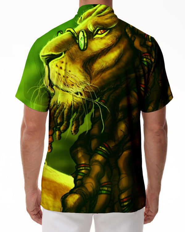 
Cartoon Anime Animal Vintage Hawaiian Button Shirt Men's Short Sleeve Casual Button Fun Party Beach Shirt
                