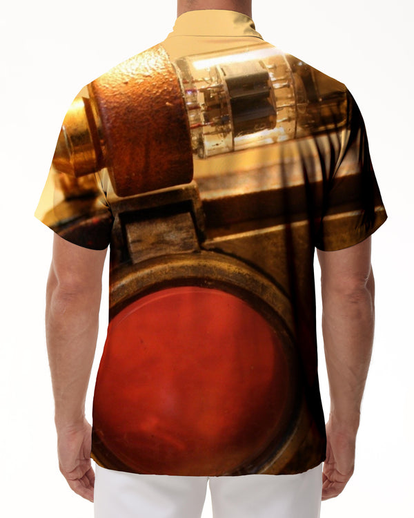 
3d printed pattern men's shirt button down formal shirt summer casual short sleeve tops suitable for beach office travel
                