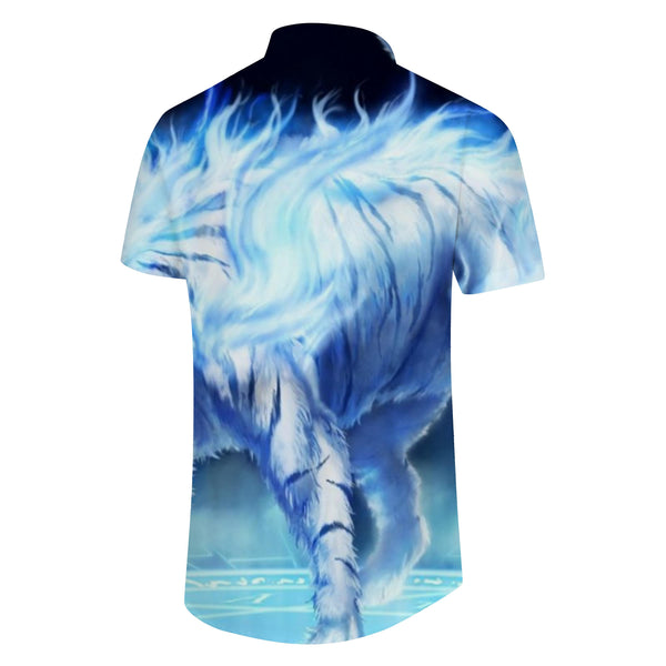 
Summer fun men's casual everyday street loose Hawaiian shirts Beach Hawaiian tropical shirts
                