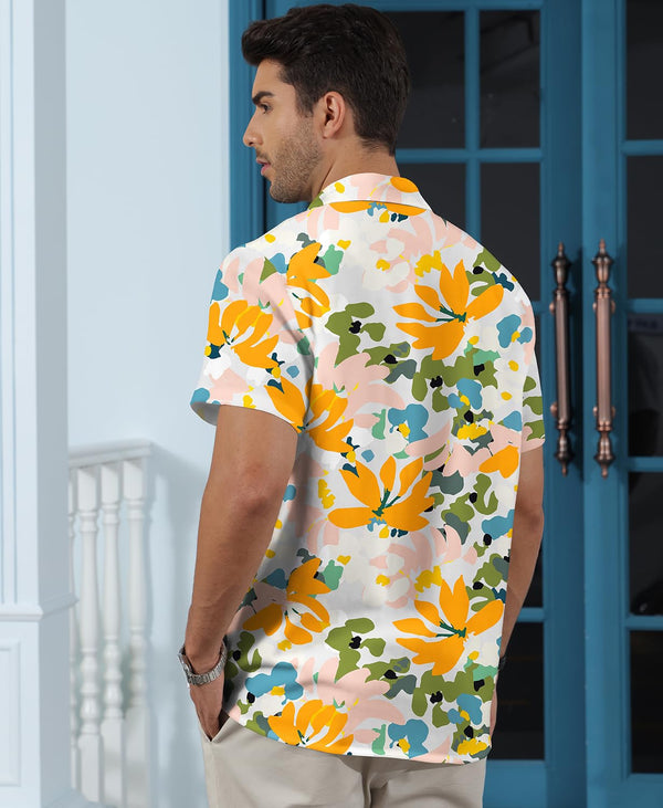 
Hawaiian Shit for Men Beach Summer Mens Buton Down Short Sleeve Shit Tropical Vacation Casual Clothes
                