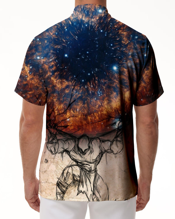 
Brown Large Pupil Shirt 3D Printed Button Casual Short Sleeve Shirt Floral Print Hawaiian Shirt Short Sleeve Casual Everyday Shirt Clothes
                