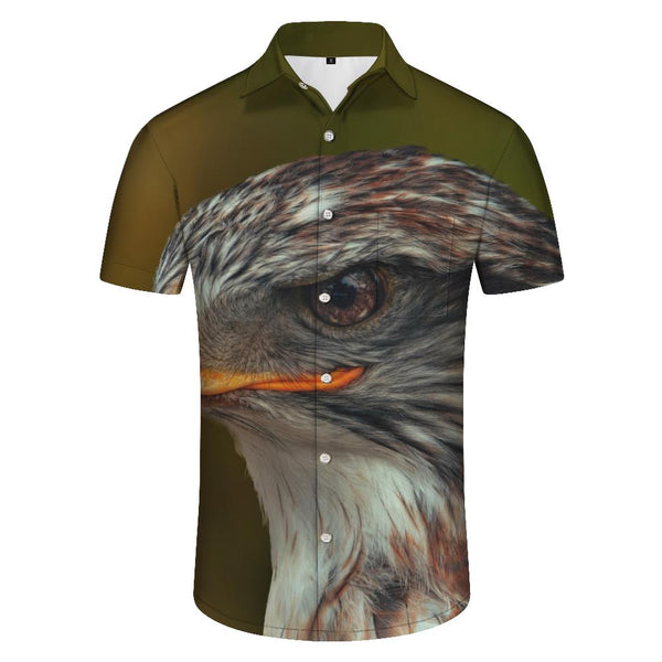 
Eagle Men's Casual Shirt Short Sleeve Regular Fit Fashion Camping Beach Shirt Top
                