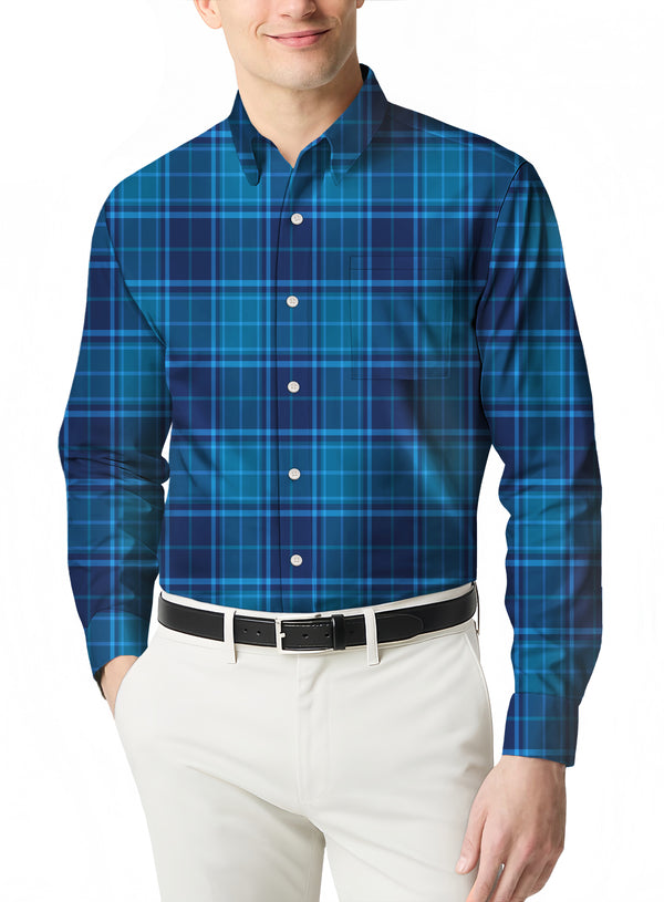 Traditional Slim Fit Flannel in a Classic Plaid Pattern for Everyday Wear