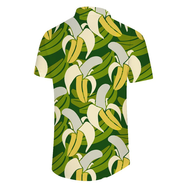
Banana 3d Print Shirt Men Summer Vacation Tropical Plant Pattern Short Sleeve Hawaiian Shirt Button Lapel Hawaiian Shirt
                
