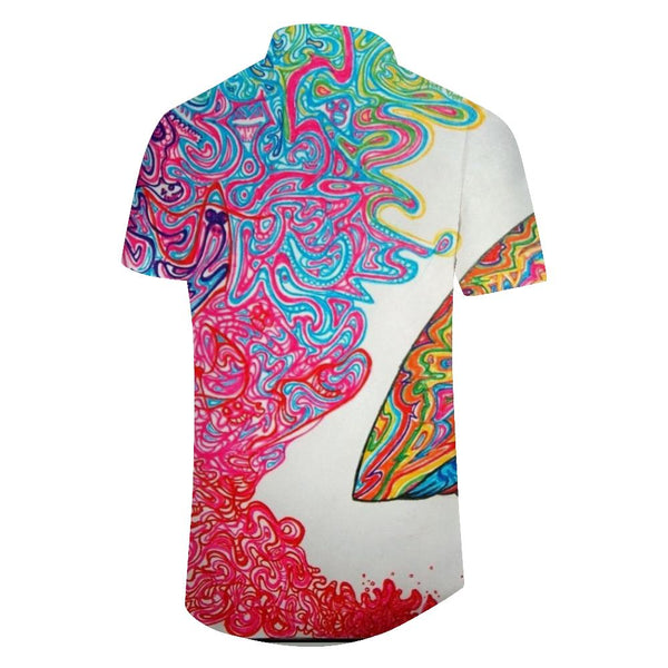 
Spray Paint Psychedelic Summer Short Sleeve Shirt Pattern 3D Full Print Hawaiian Shirt Casual Shirt Breathable
                