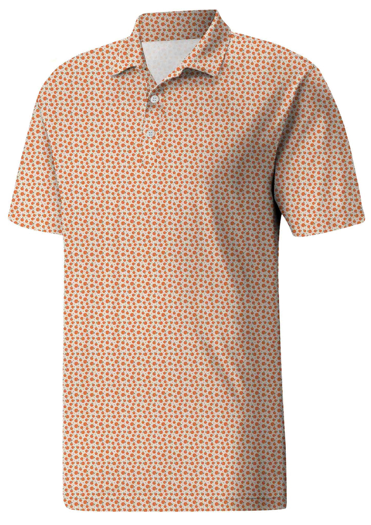 Fashionable Print Casual Polo Shirt for Men - Versatile & Stylish