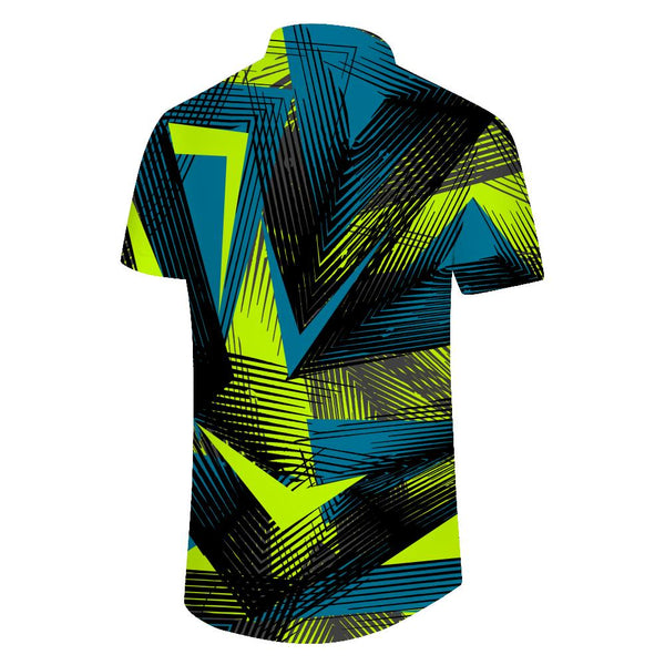 
Fun Tropical Vacation Beach Hawaii Men's Casual Regular Fit Shirt Short Sleeve Button Top
                