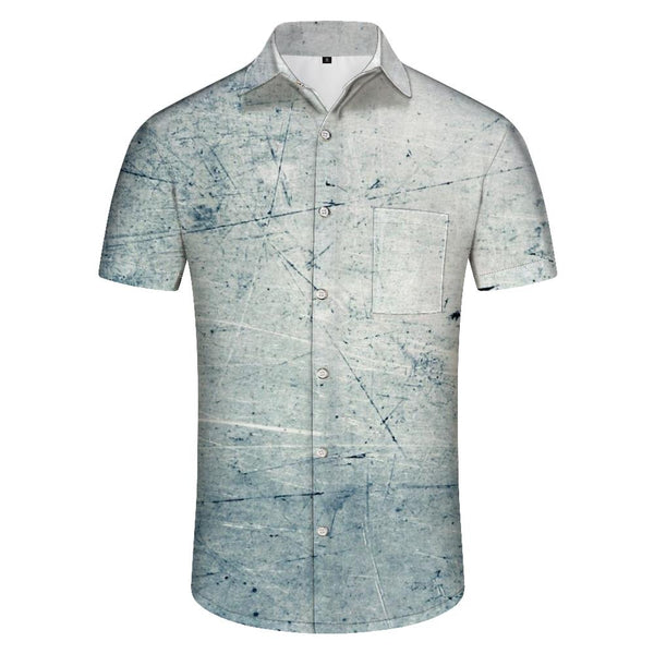 
Tropical style men's summer Hawaiian shirt fashion casual print button down shirt summer dream
                