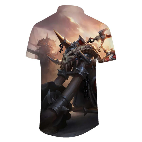 
Summer Men's Cartoon Print Short Sleeve Hawaiian Shirt Loose Casual Beach Shirt Street Fashion Clothing
                