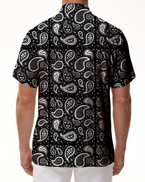 
Summer Men's Printed Hawaiian Shirt Casual Button-Up Slim Fit Fashion Lapel Short Sleeve Shirt Beach Wear
                