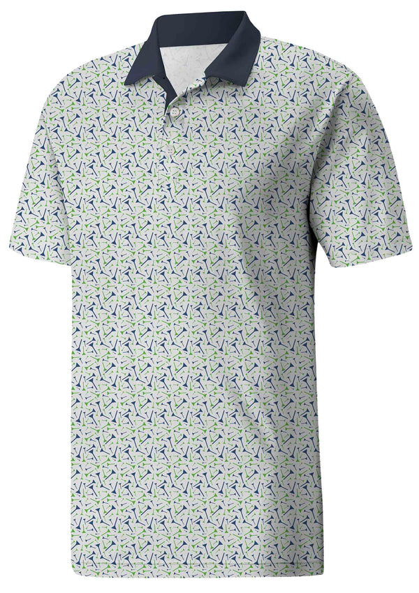 Youthful Trendy Small Pattern Polo Shirt - Stand Out from the Crowd