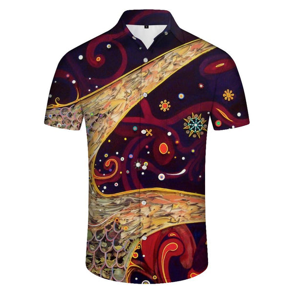 
Indian Paisley design classic regular style abstract casual men's daily travel shirt Hawaiian party beach seaside surfing clothing
                