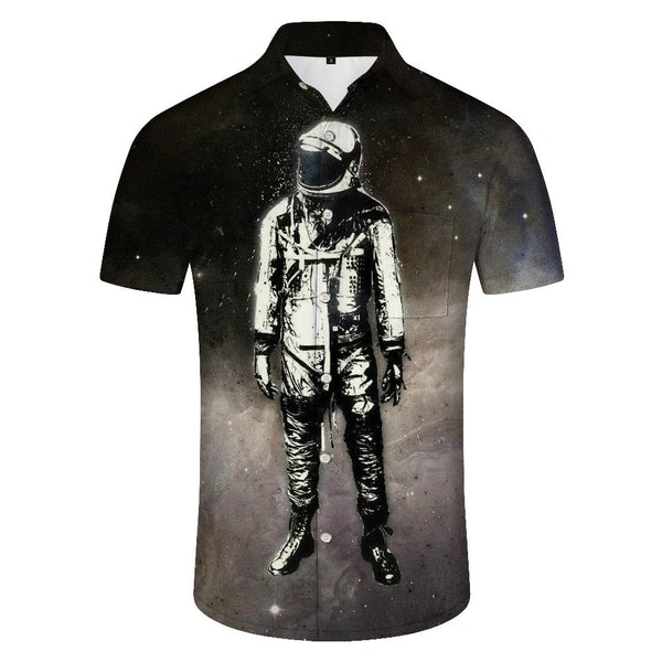 
Funny Fashion Spaceman Astronaut Retro Short Sleeve Shirt Tops Vintage Men Loose Casual Tops Polyester
                