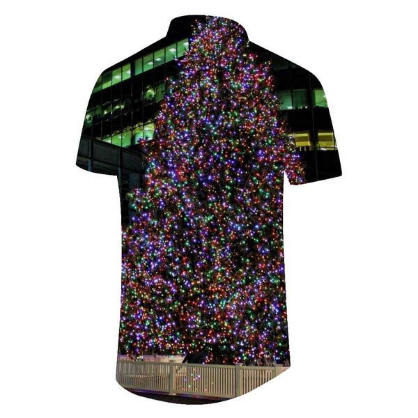 
Street art Christmas tree simple style casual fun men's loose clothing Hawaii tropical seaside beach party
                