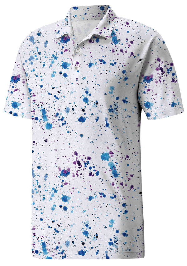 Middle-Aged Men's Casual Short-Sleeve Golf Shirt - Comfortable Fit
