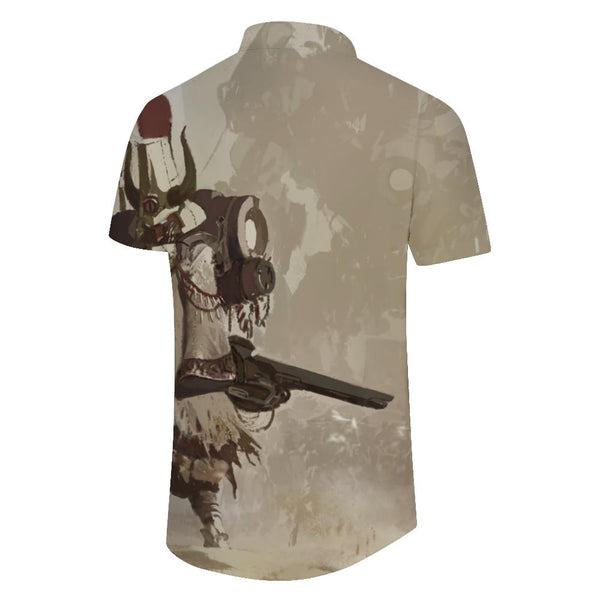 
Western Sands Abstract Cartoon Men's Hawaiian Shirt Summer Short Sleeve Button Casual Beach Shirt
                