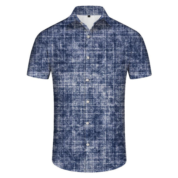 
Men's Casual Hawaiian Shirt Loose Short Sleeve Button-Up Tropical Vacation Beach 3D Digital Printed Short Sleeve Shirt
                