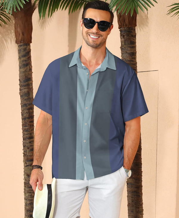 
Hawaiian Shit for Men Beach Summer Mens Buton Down Short Sleeve Shit Tropical Vacation Casual Clothes
                