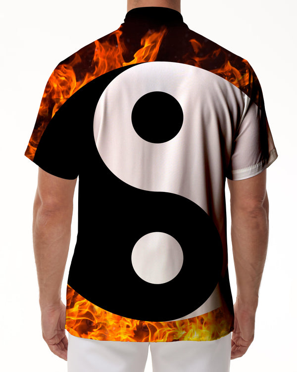 
Yin Yang Bagua Diagram Men's Hawaiian Shirt Short Sleeve Button Beach Shirt Casual Everyday Street Shirt Tops
                