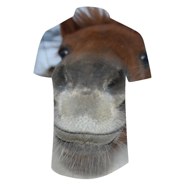 
Funny Mustang Mens Shirt Button Down Dress Shirt Summer Casual Short Sleeve Tops for Office Travel Beach
                
