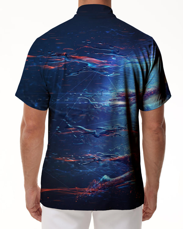 
3D Printing Painting Floral Hawaiian Shirt Men's Lapel Vintage Street Shirt Men
                