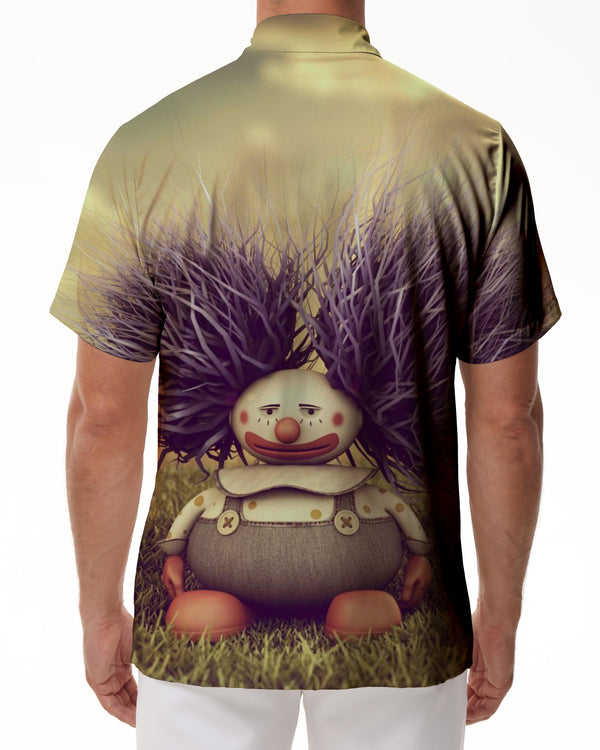 
Fun cartoon casual Hawaiian art design casual men's short sleeve design classic short sleeve shirt style
                