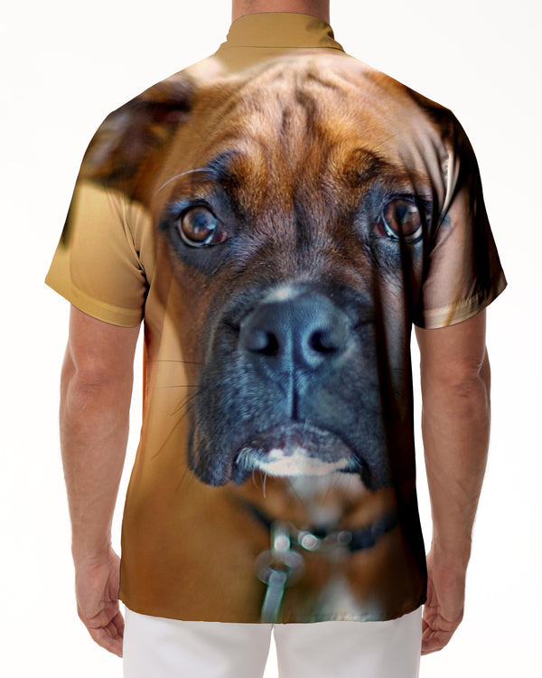 
Popular Fashion Cute Dog Animal 3D Printed Pattern Men's Casual Fashion Cool Simple Holiday Beach Party Tops
                