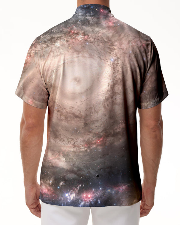 
Outer Space Nebula Men's Shirt Hawaiian Shirt Men's Casual Button Short Sleeve Hawaiian Button Short Sleeve Shirt Trend
                