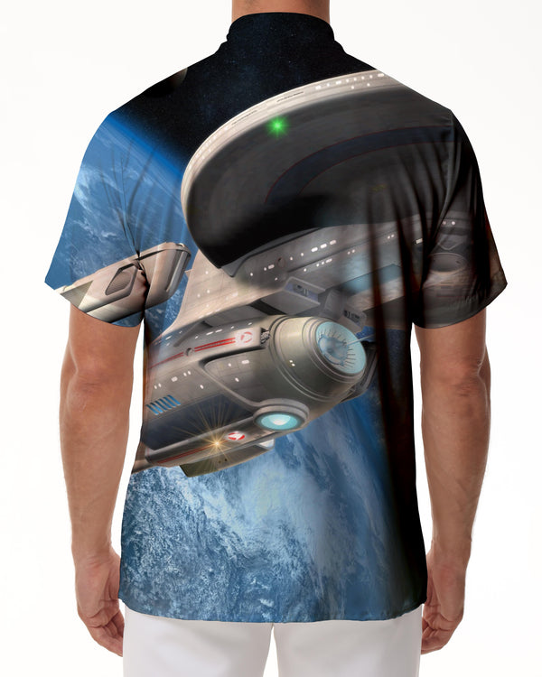 
Printed Hawaiian Shirt Outer Space Men's Short Sleeve Button-Up Beach Shirt Men's Shirts Men's Lightweight
                