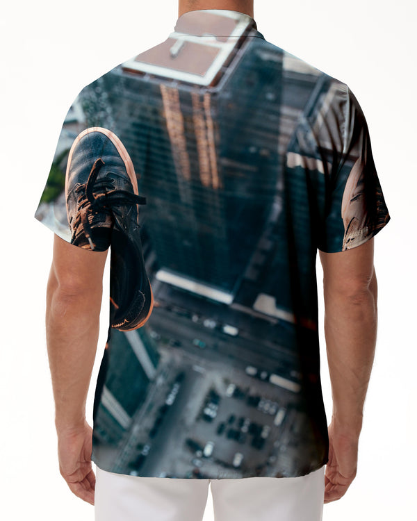 
Building Men's Casual Shirt Short Sleeve Regular Fit Fashion Camping Beach Shirt Tops
                
