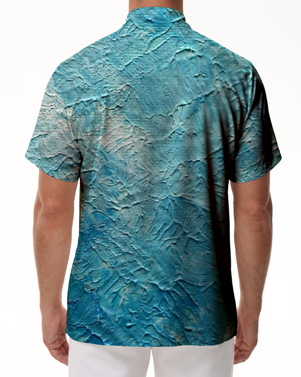 
Sketchpad Abstract Blue Hawaiian Shirt Men's Casual Short Sleeve Button Beach Shirt Personalized
                