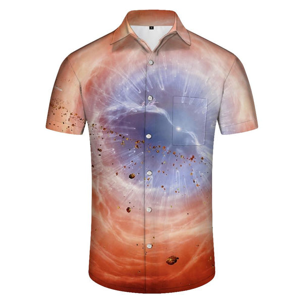 
Outer Space Yushi Men's Shirt Hawaiian Shirt Men's Casual Button Short Sleeve Hawaiian Shirt Multicolor
                