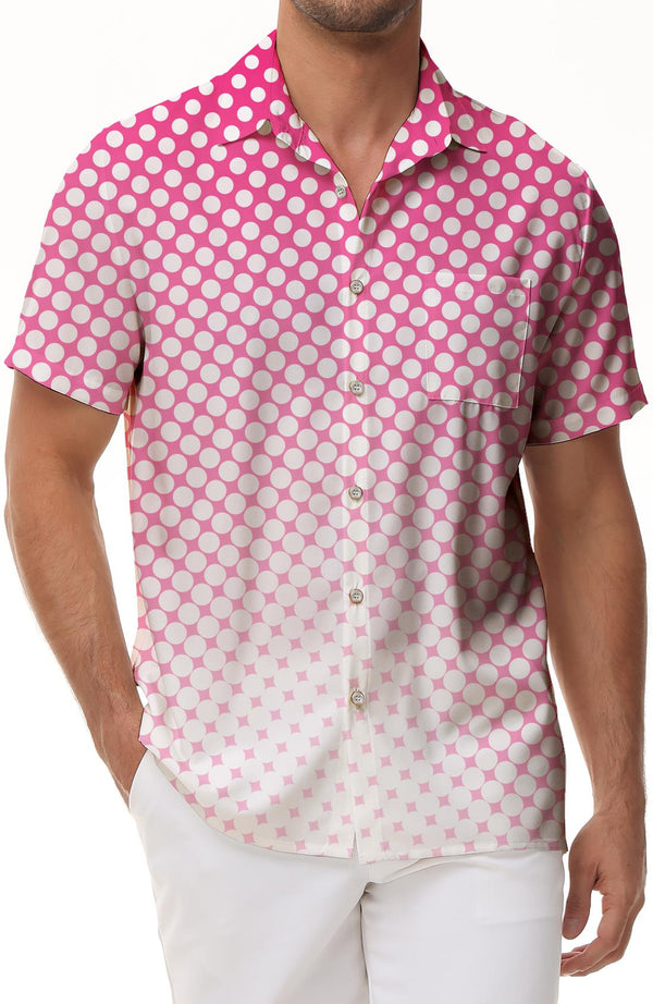 
Fun Tropical Hawaiian Button Lapel Men's Loose Regular Fit Casual Fashion 3D Digital Printed Shirt
                