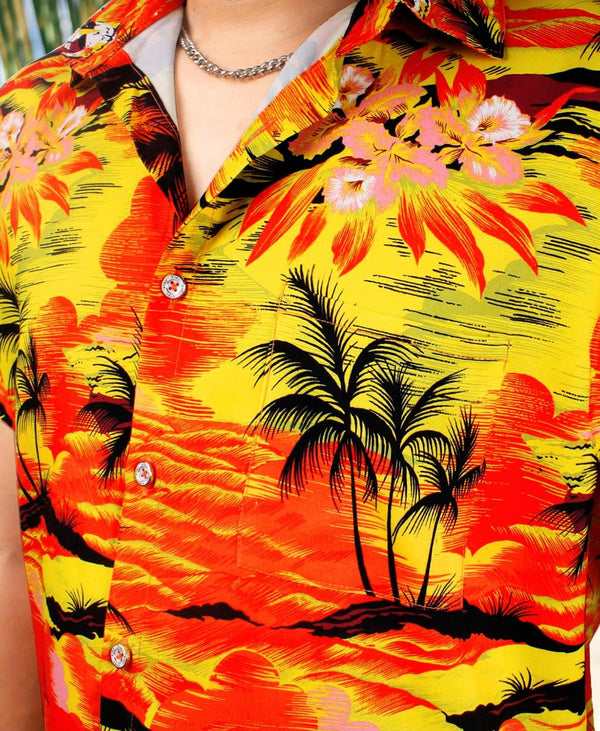 
Hawaiian Shit for Men Beach Summer Mens Buton Down Short Sleeve Shit Tropical Vacation Casual Clothes
                
