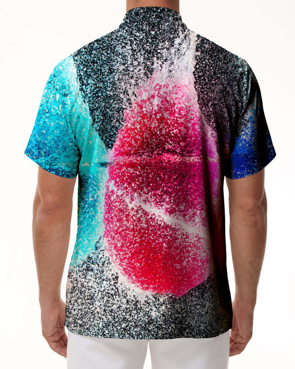 
New Men's Casual Button Shirt Printed Short Sleeve Lapel Summer Fashion Casual Trendy Shirt Tops
                