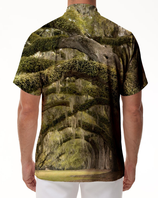 
Fun Summer Leisure Outdoor Fishing Men's Casual Short Sleeve Button Shirt Summer Tops Short Sleeve Shirt Button Lapel
                