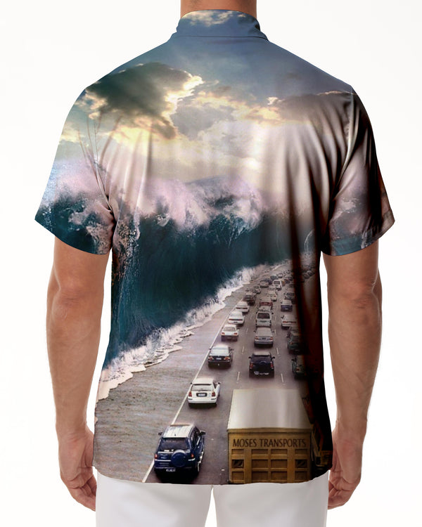 
Outdoor Soft Modern Mens Hawaiian Shirt Mens Short Sleeve Shirt
                