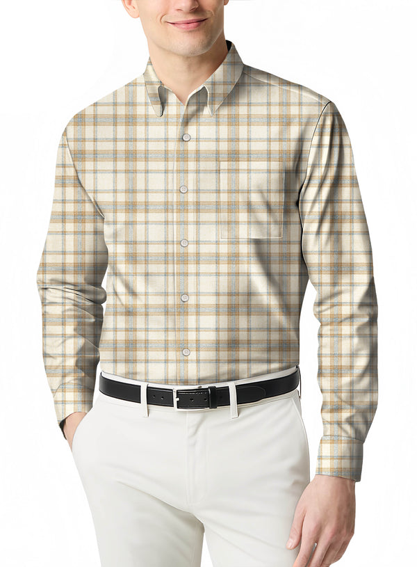 All Day Comfort Flannel a Slim Fit Plaid Shirt Made from Soft Durable Fabric