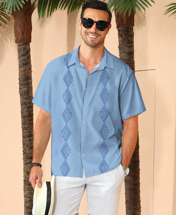 
Hawaiian Shit for Men Beach Summer Mens Buton Down Short Sleeve Shit Tropical Vacation Casual Clothes
                
