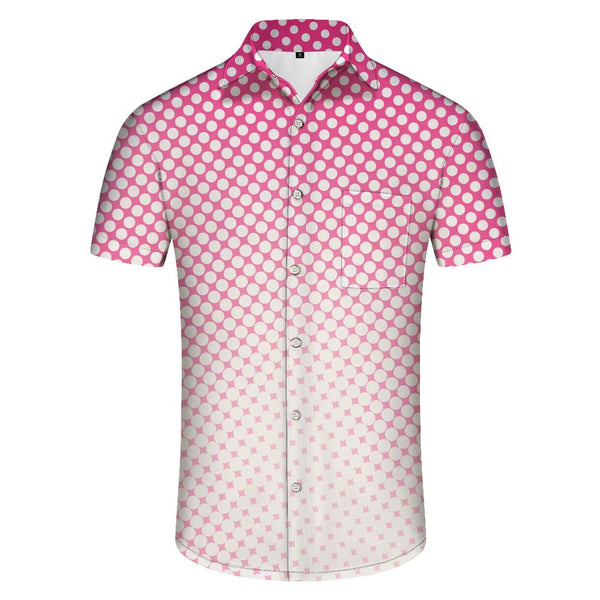 
Fun Tropical Hawaiian Button Lapel Men's Loose Regular Fit Casual Fashion 3D Digital Printed Shirt
                