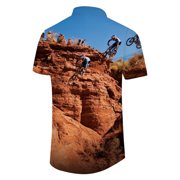 
Walkers at The Summit Men's Hawaiian Shirt Button Down Shirt Short Sleeve Casual Hawaiian Beach Short Sleeve
                