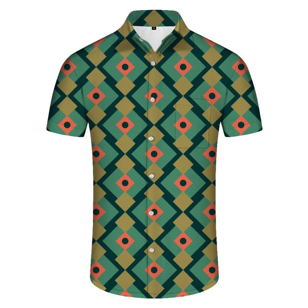 
Summer Everyday Shirts Men Street Fashion Hawaiian Cartoon Print Casual Loose Shirts Short Sleeve Beach Loose Tops
                