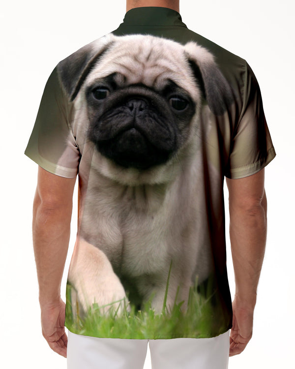 
Summer Cute Funny Pug Animal 3D Printed Short Sleeve Shirt Fashion Casual Short Sleeve Harajuku Style Shirt Tops Streetwear
                