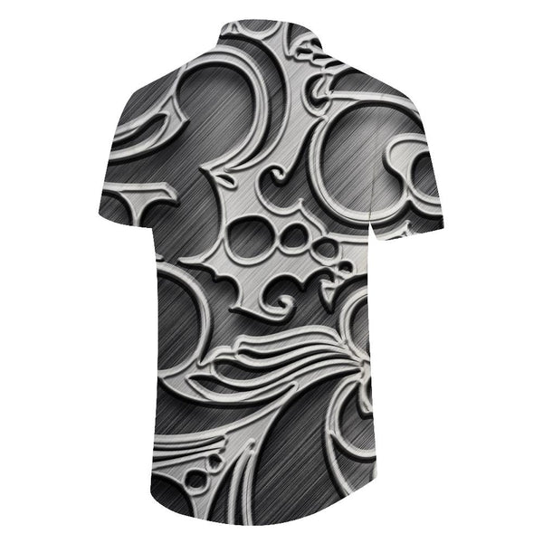 
HD abstract 3d print pattern tropical Hawaiian shirt men's Chinese casual short sleeve beach walk
                